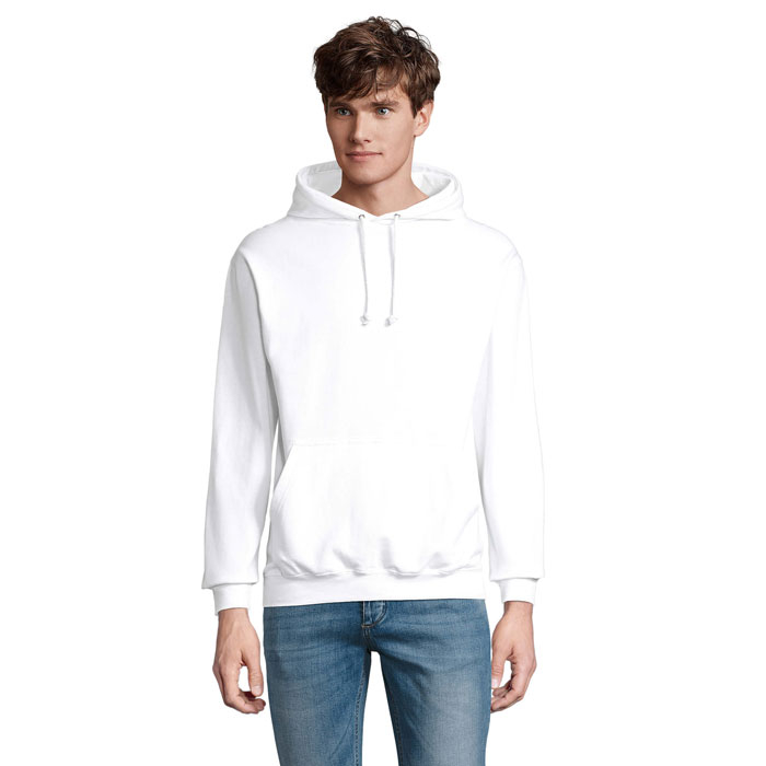 Sweat à capuche unisexe promotionnel CONDOR Blanc 1